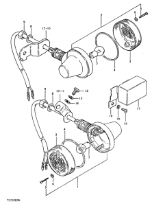 TS250 Поворотники