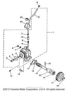 RT100F Масляный насос