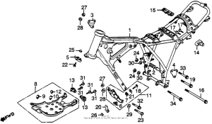 XL500S Xl500s frame 79-81