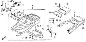 CB450S Сиденье