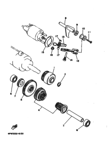 XV1100 Муфта стартера
