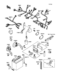 ZX750 Электрика