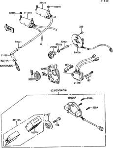 Z550 Система зажигания