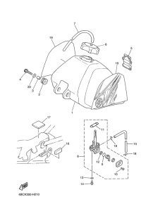 PW80 Топливный бак