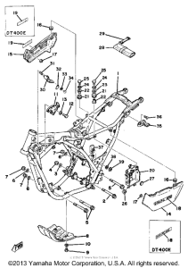 DT400E Frame side cover