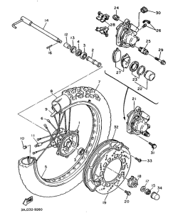 XT600Z Переднее колесо