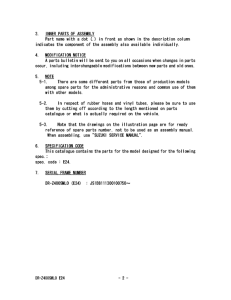 DR-Z400 Catalog preface