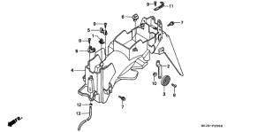 NSR50R Заднее крыло