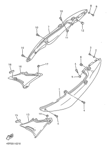 XJ600S Боковые обтекатели