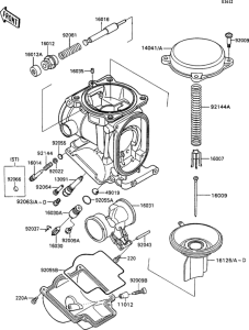 ZX1100 Carburetor parts(1 / 2)