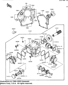KZ1100 Front bevel gears