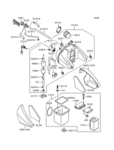 ZR400 Воздушный фильтр