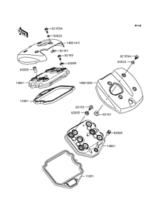 VN900 Крышка головки цилиндров