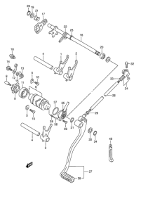 VZ800 Переключение передач