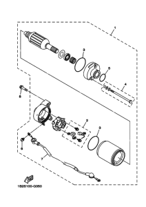 TTR125LE Стартерный мотор