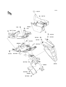 ER650 Заднее крыло