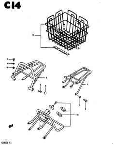 CS80 Багажник