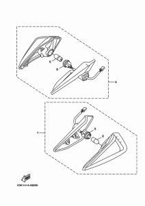 XC125R Поворотники