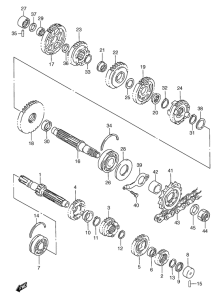 GSX-R600 Трансмиссия