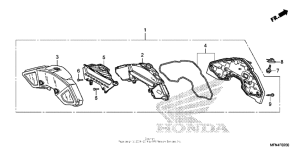 CB1000R Спидометр