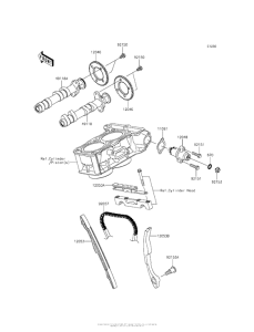 EX300 Распред вал
