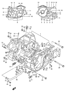 VS800 Картер двигателя