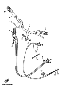 YV50Z ｽﾃｱﾘﾝｸﾞﾊﾝﾄﾞﾙ. ｹｰﾌﾞﾙ