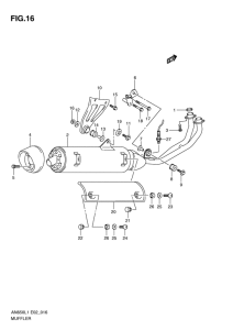AN650 (ABS) Muffler comp