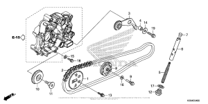 MSX125 Cam Chain + Tensioner