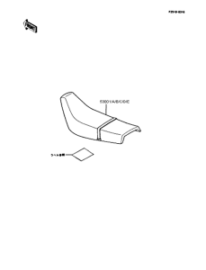KMX125 Сиденье