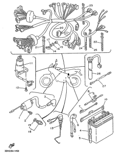 TDR125R Электрика 1