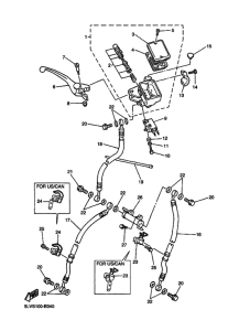 FZS1000 FZS10R Передний тормозной цилиндр