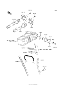 EX250 Распред вал