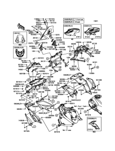 KLE650 Обтекатели