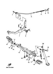 TTR110E Support & repose pied