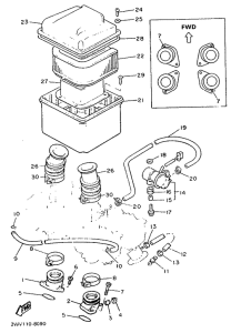 XVZ13TD Впускная система