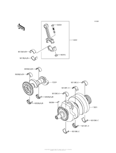 EX300 Коленвал