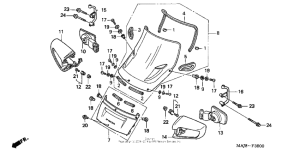 ST1100P Ветровое стекло