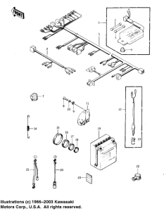 KZ400 Электрика