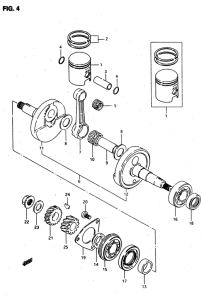 RMX50 Вал коленчатый