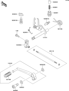 ZR550 Механизм переключения передач