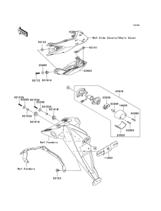 ZR1000 Taillight unit ass`y