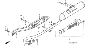 XR80R Глушитель
