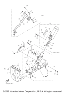 YZF-R1S Выхлопная система