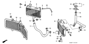 GL1500SE Радиатор