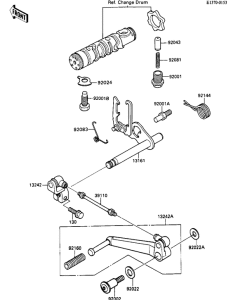 ZX600 Переключатель передач