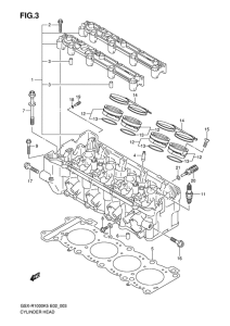 GSX-R1000 Головка цилиндров