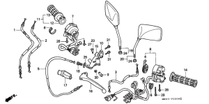 CB250 Switch / cable