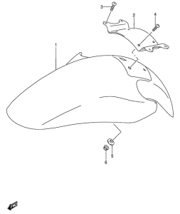 RF600 Переднее крыло