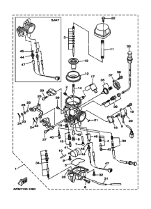 XV1600A XV16AN Carburetor assy